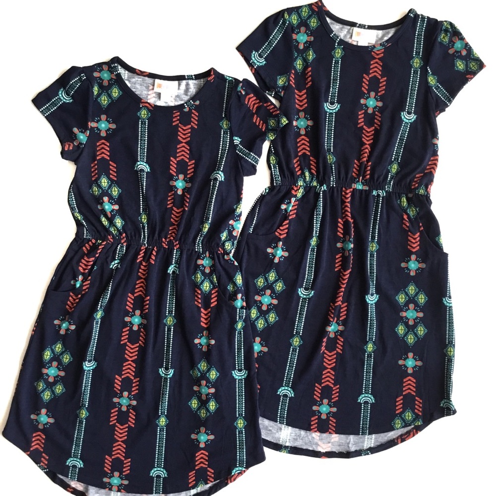 New With Tags! LuLaRoe Kid’s Mae Pocket Dress!! - Picture 2 of 6